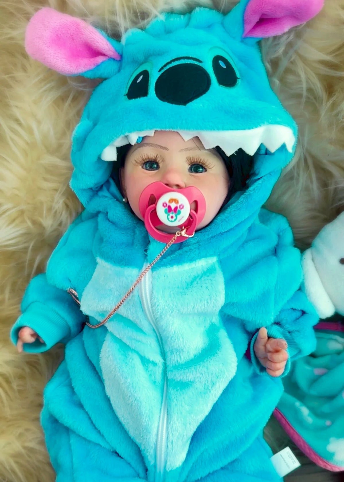BEBÊ REBORN BONECA MENINA MILLY CORPINHO SUEDE MOLINHO