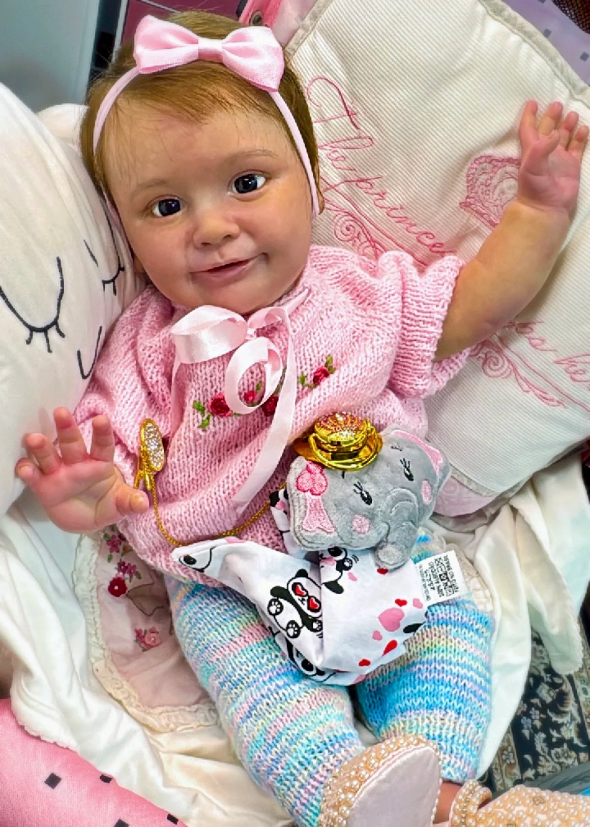 BEBÊ REBORN KYLIN HIPER REALISTA TODA EM SILICONE SUPER LUXUOSA CRIANÇA REAL