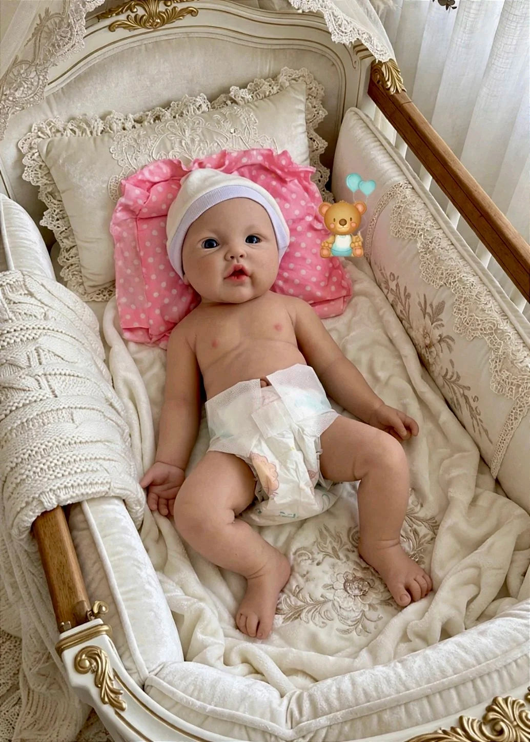 BEBÊ REBORN SILICONE SÓLIDO LINO REALISTA BEM MOLINH0 MASCULINO
