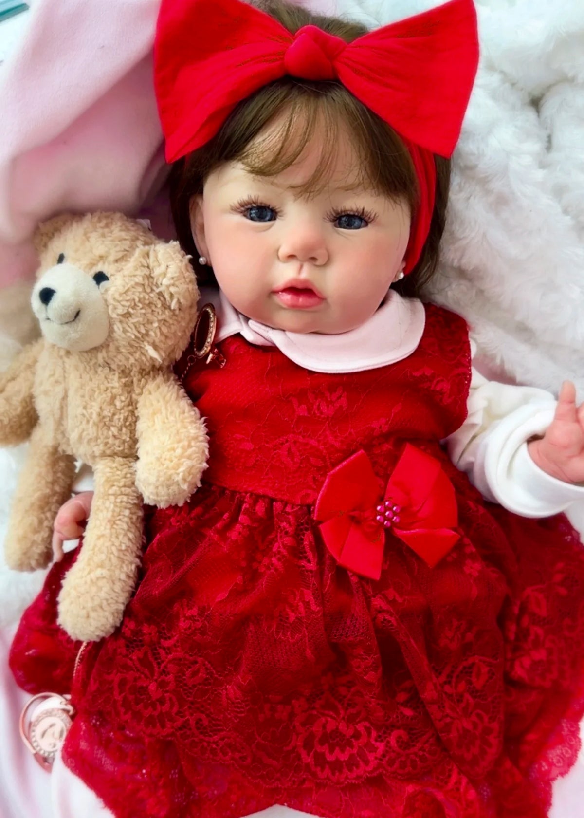 BEBÊ REBORN BONECA MENINA REALISTA MEGGY