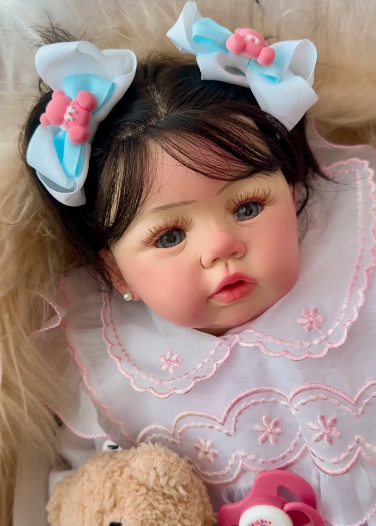 BEBÊ REBORN BONECA MENINA REALISTA TININHA