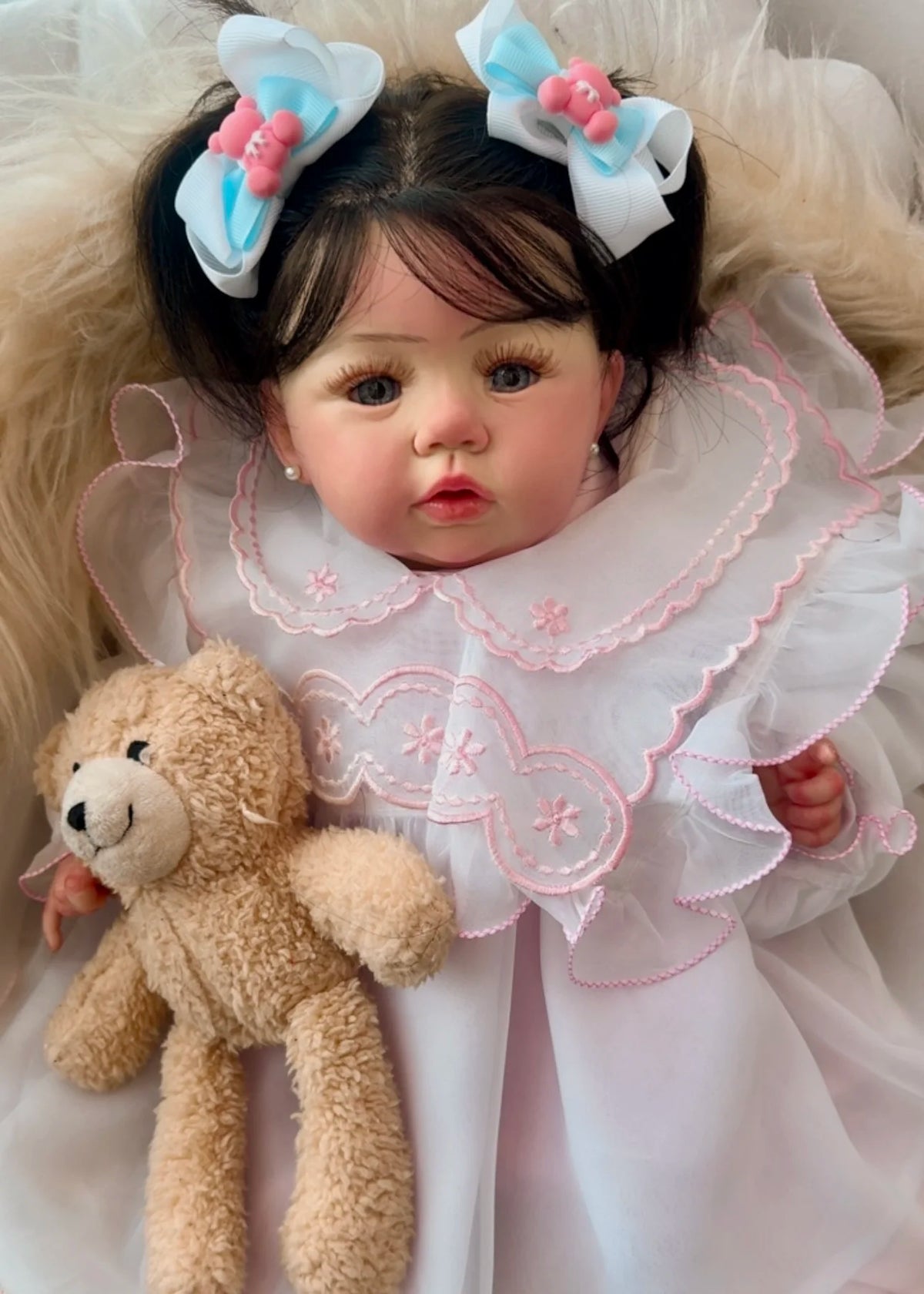 BEBÊ REBORN BONECA MENINA REALISTA TININHA