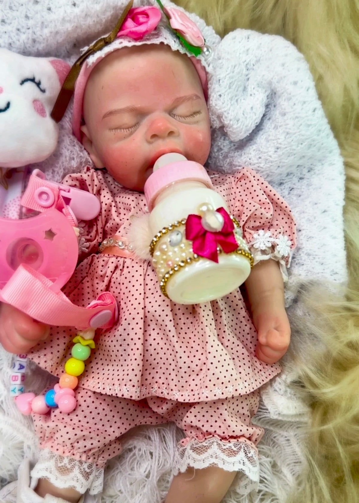 BEBÊ REBORN MENINA SILICONE SÓLIDO BETINA MOLINHA FEMININA