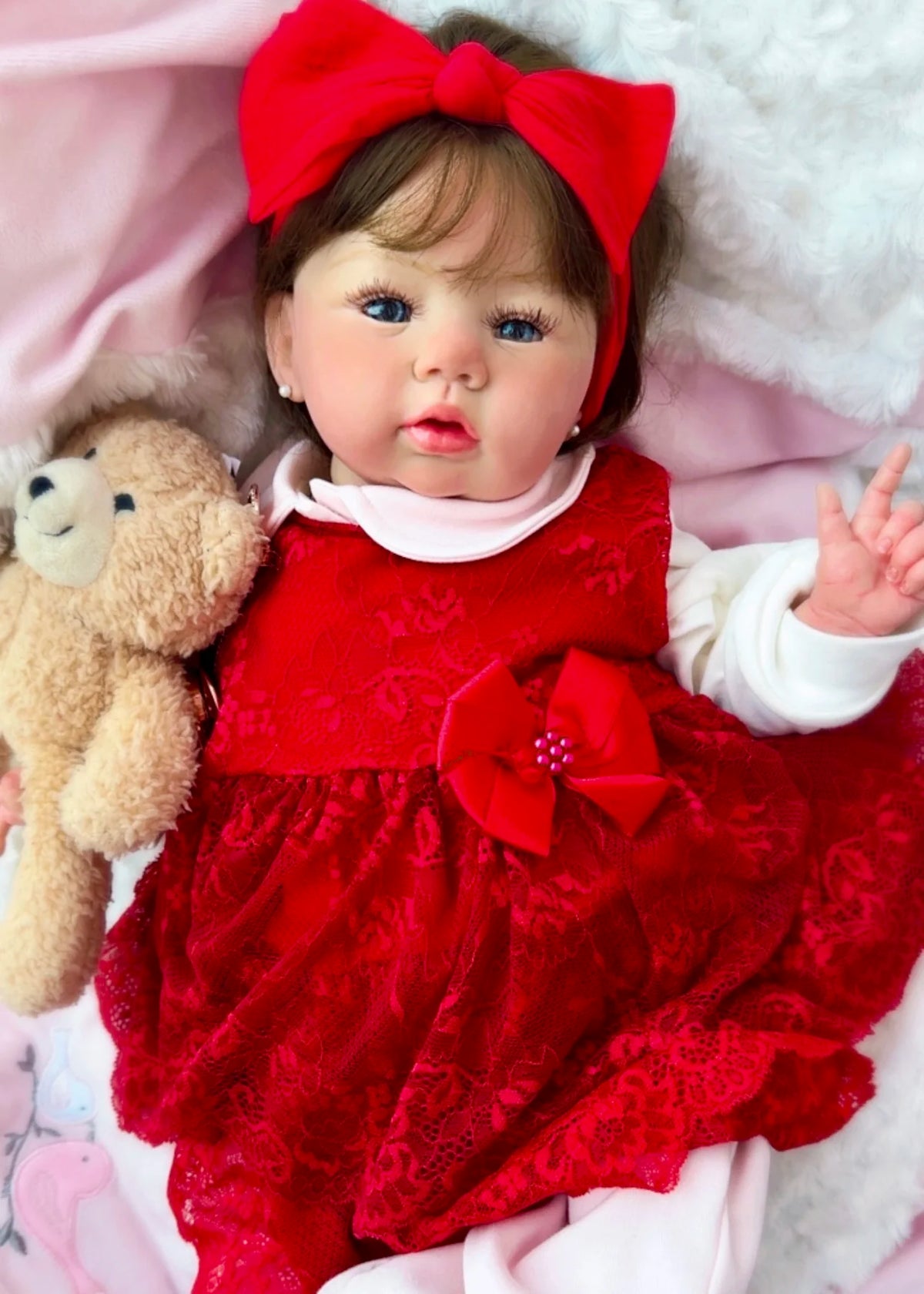 BEBÊ REBORN BONECA MENINA REALISTA MEGGY