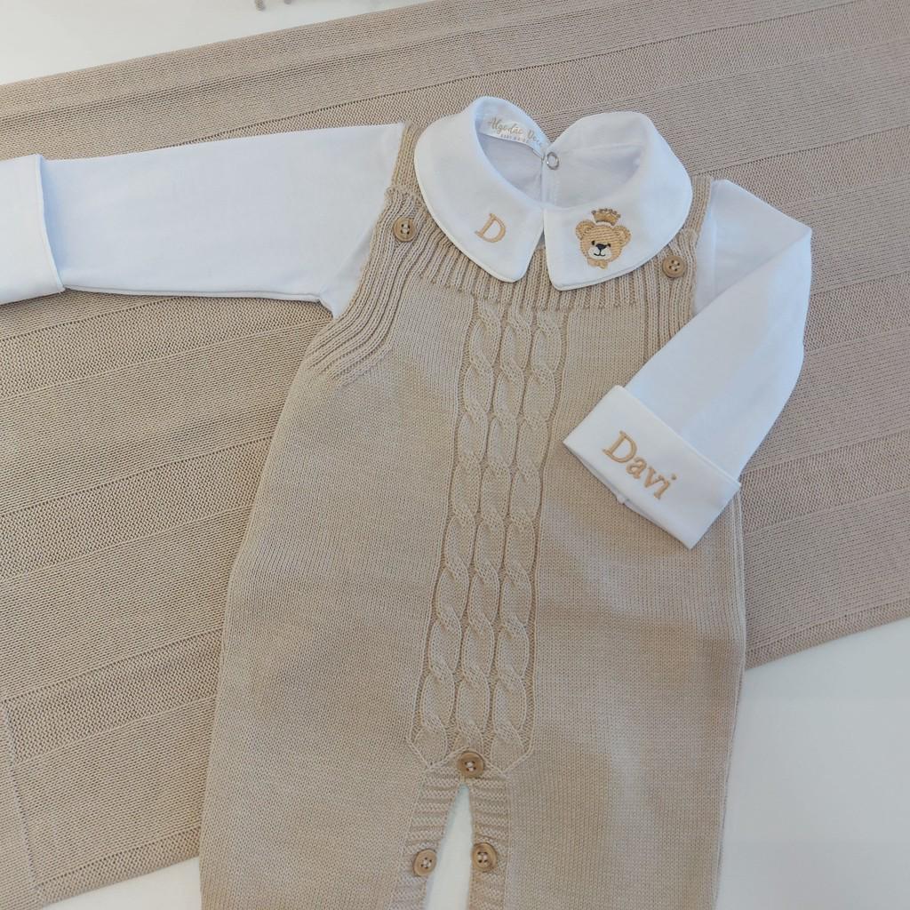Kit Saída Maternidade Personalizável Completa Davi | Personalize Com o Nome do Seu Príncipe