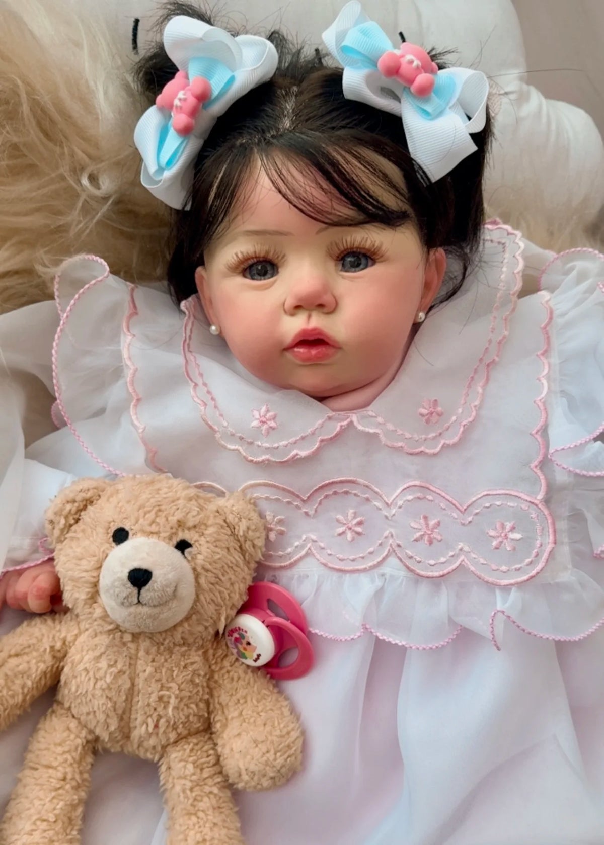 BEBÊ REBORN BONECA MENINA REALISTA TININHA
