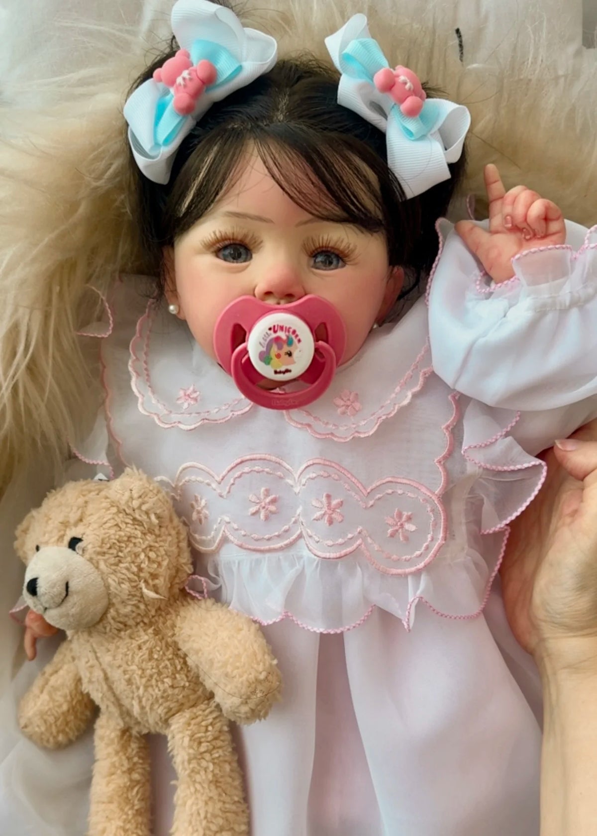 BEBÊ REBORN BONECA MENINA REALISTA TININHA