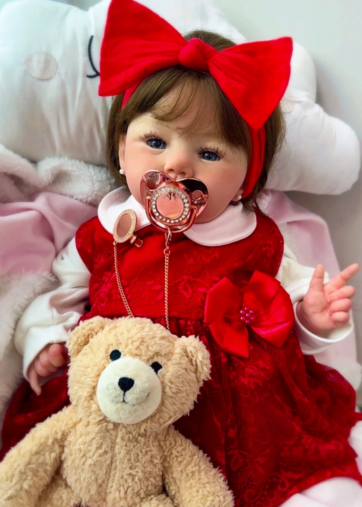 BEBÊ REBORN BONECA MENINA REALISTA MEGGY