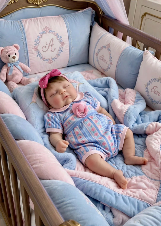 BEBÊ REBORN SILICONE SÓLIDO ORIGINAL MOLINHO FOFY 35 CM FEMININA