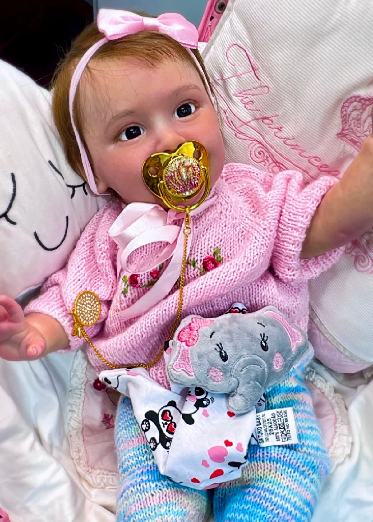 BEBÊ REBORN KYLIN HIPER REALISTA TODA EM SILICONE SUPER LUXUOSA CRIANÇA REAL