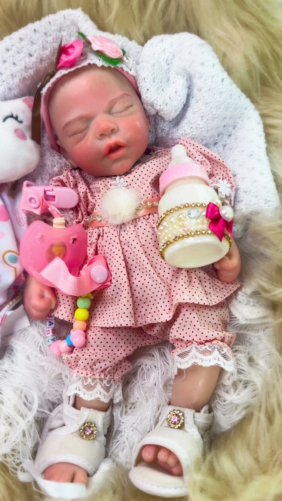 BEBÊ REBORN MENINA SILICONE SÓLIDO BETINA MOLINHA FEMININA