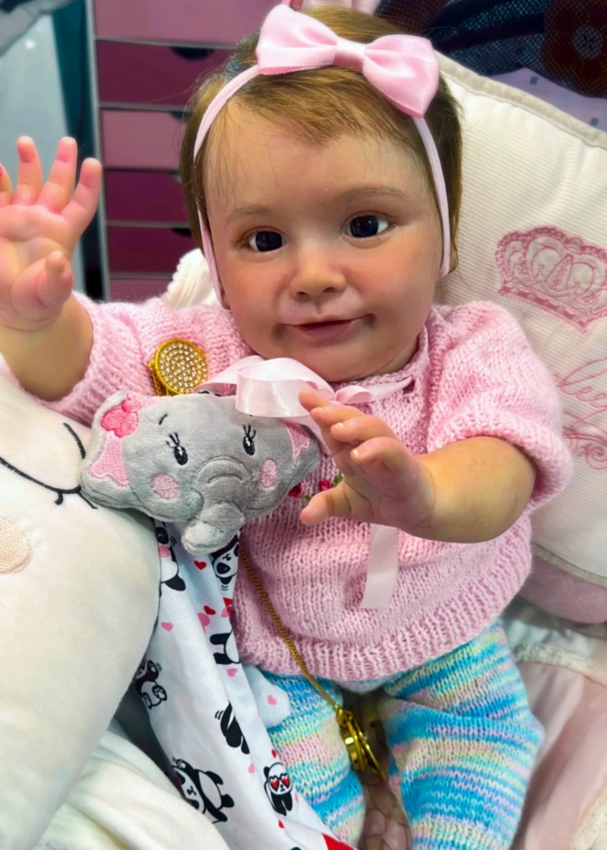 BEBÊ REBORN KYLIN HIPER REALISTA TODA EM SILICONE SUPER LUXUOSA CRIANÇA REAL