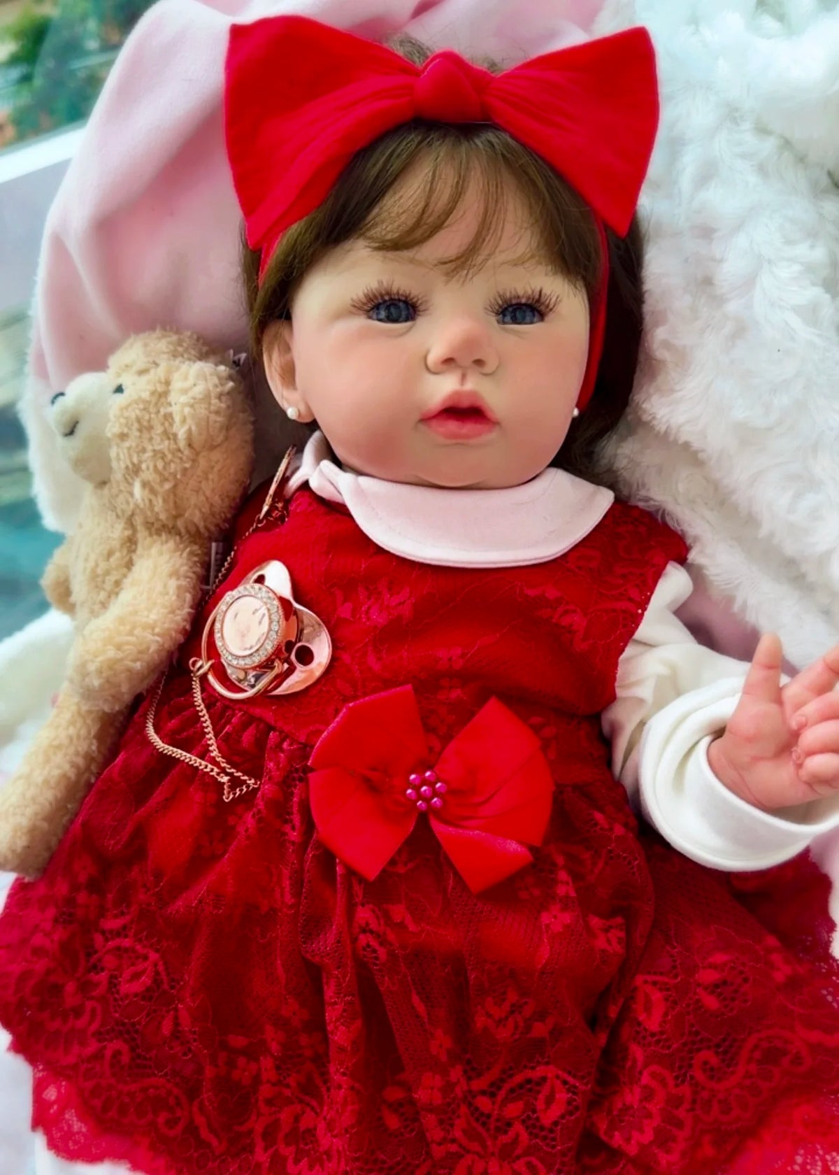 BEBÊ REBORN BONECA MENINA REALISTA MEGGY