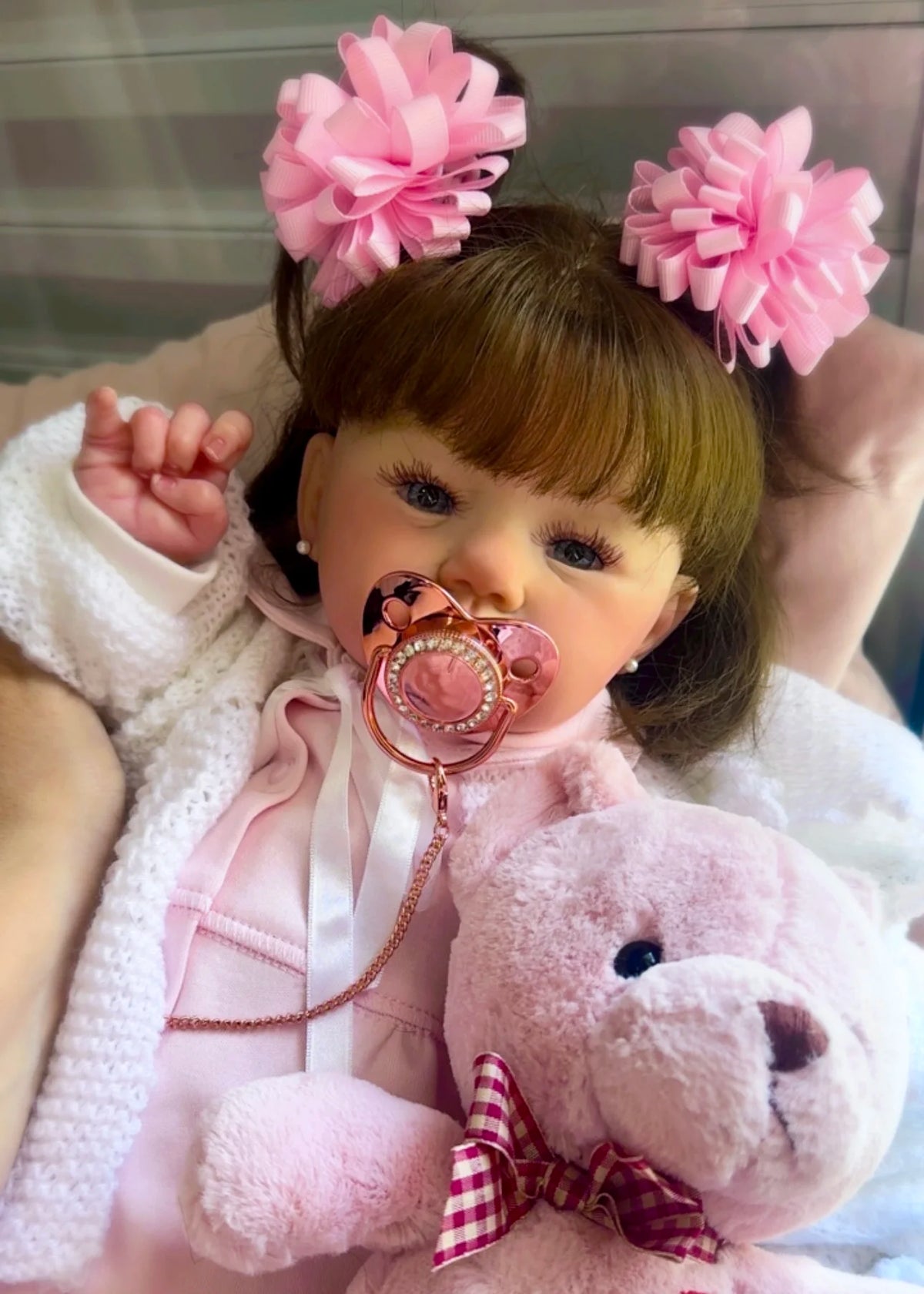 BEBÊ REBORN MENINA GABRIELLA MEGA REALISTA EXCLUSIVA CANTA MUSICA E TODA MOLINHA