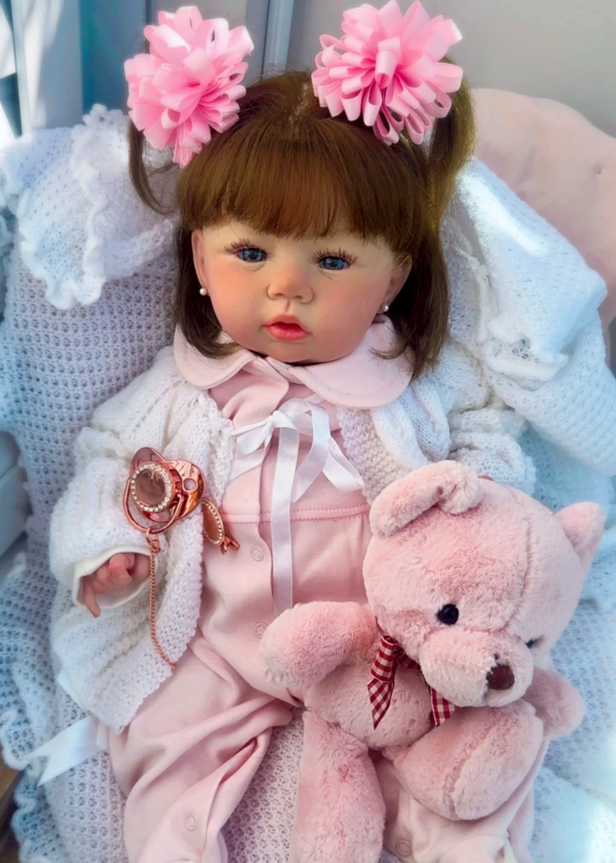 BEBÊ REBORN MENINA GABRIELLA MEGA REALISTA EXCLUSIVA CANTA MUSICA E TODA MOLINHA