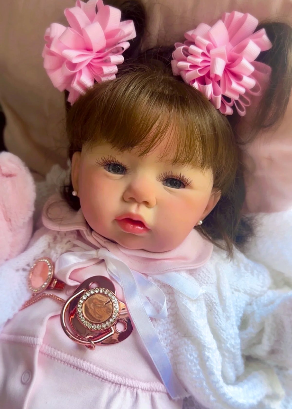 BEBÊ REBORN MENINA GABRIELLA MEGA REALISTA EXCLUSIVA CANTA MUSICA E TODA MOLINHA
